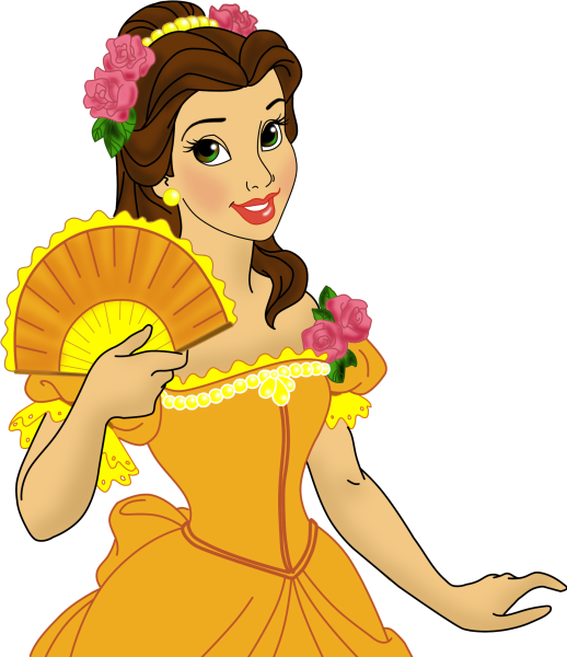 Принцесса с веером