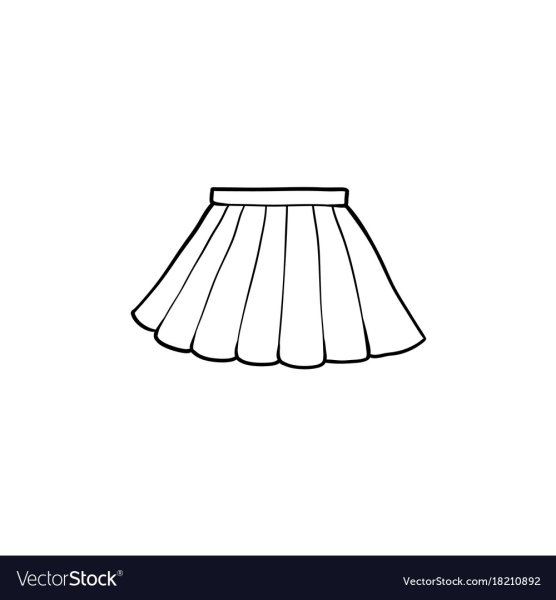 Юбка контур