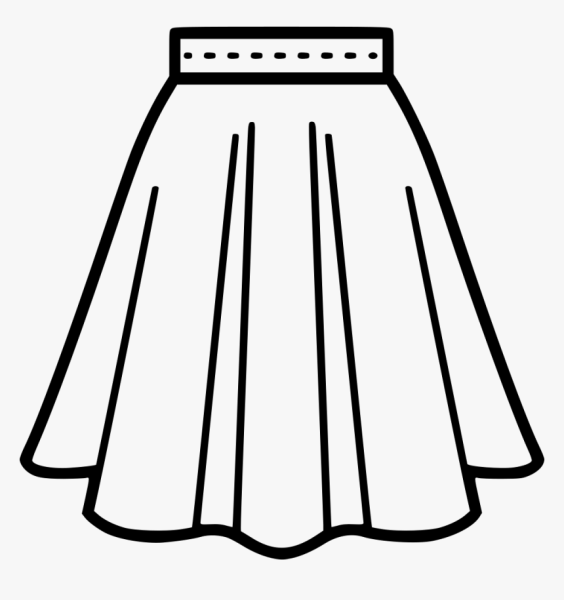 Юбка раскраска