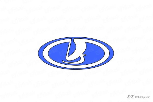 Лада Приора значок машины