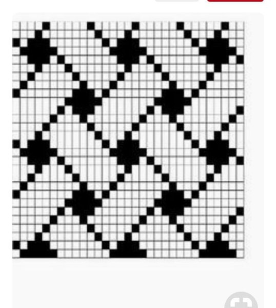 Геометрические жаккардовые узоры