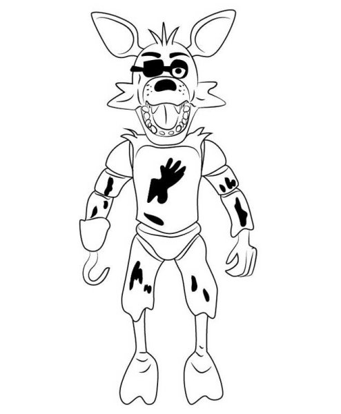 Фантом Фокси раскраска