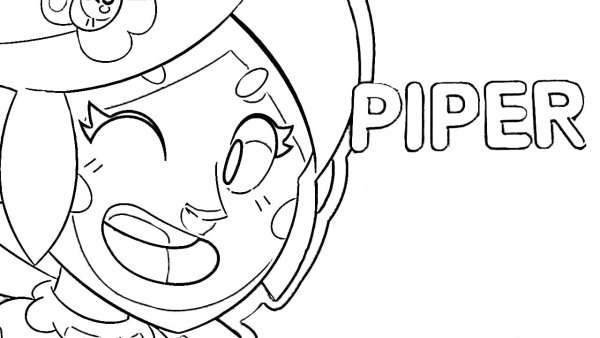 Раскраски Браво старс Пайпер