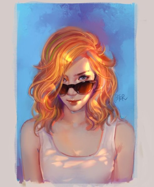 Peter Xiao арт рыжие