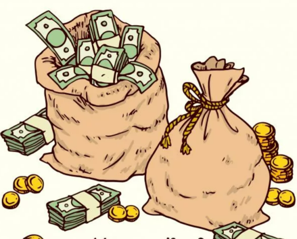 Нарисовать мешок с деньгами