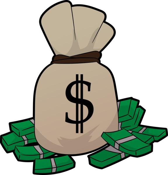 Человек с мешком денег