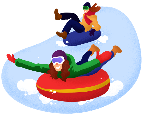 Тюбинг Ника Холодное сердце 80