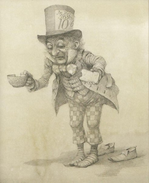 Алиса в стране чудес книга иллюстрации Роберта Ингпена