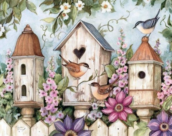 Художница Susan Winget.