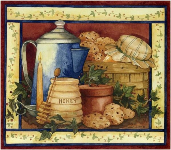 Кухонные мотивы для декупажа