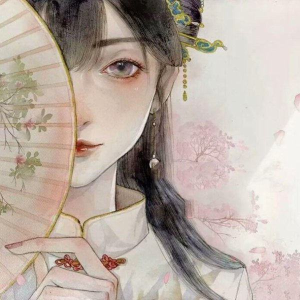 Китайская девушка рисунок