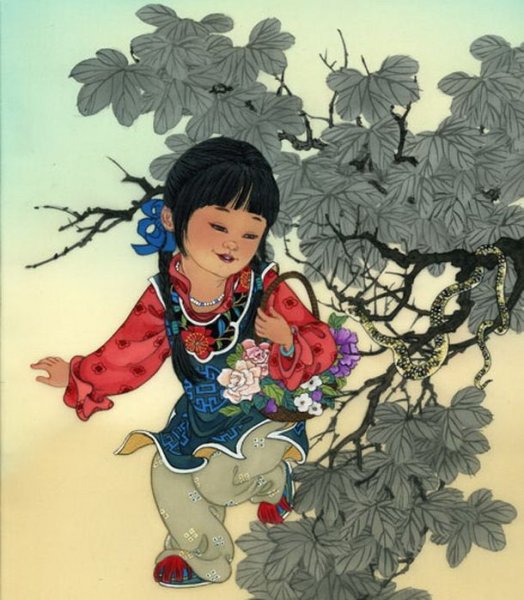 Китайская живопись для детей