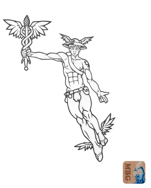 Гермес Великий иллюстрация