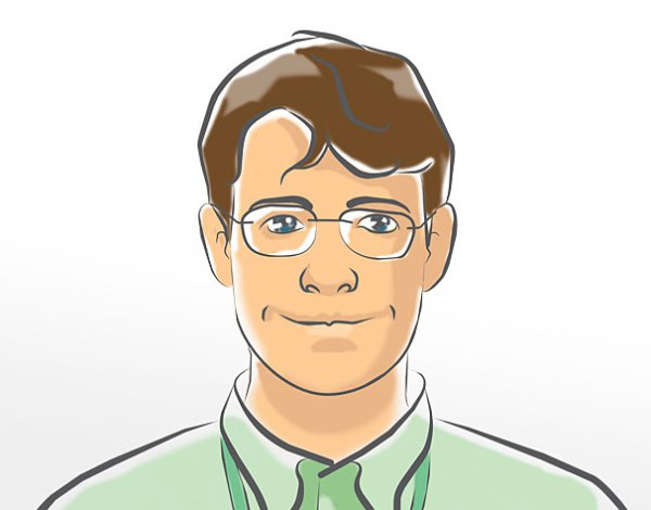 Очкарик рисунок