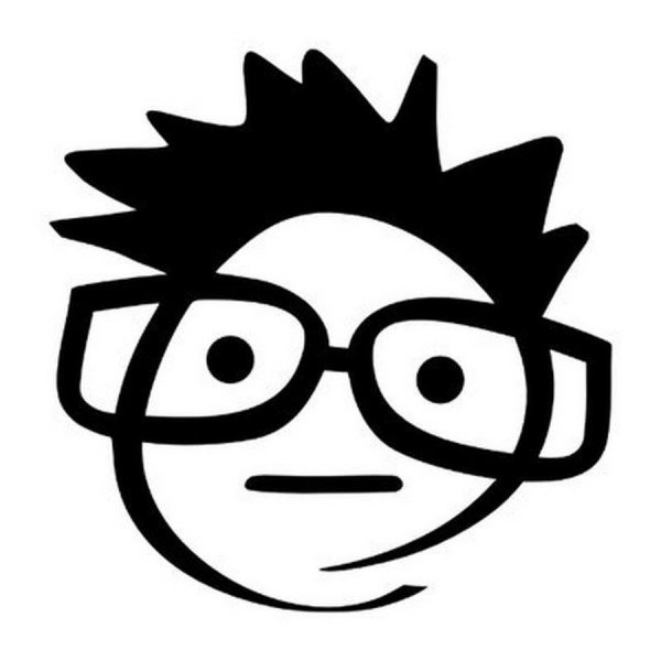 Мультяшный очкарик