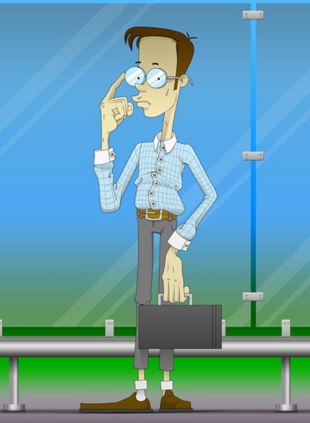 Худой студент