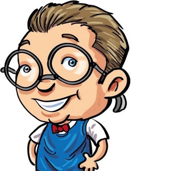 Ботаник мультяшный