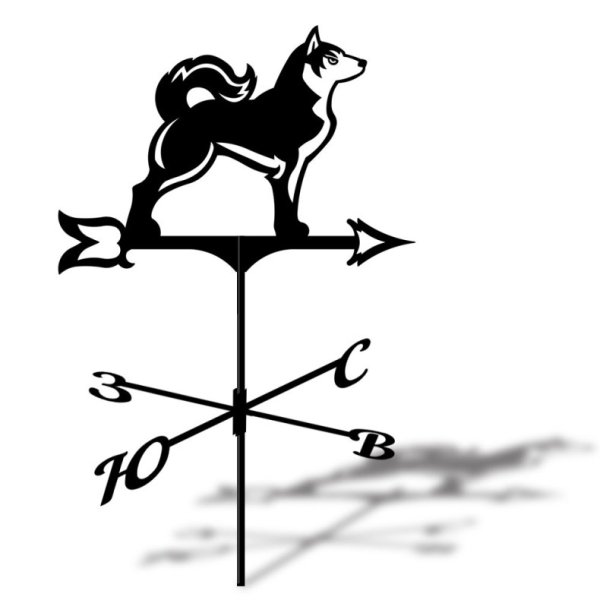 Флюгер маламут