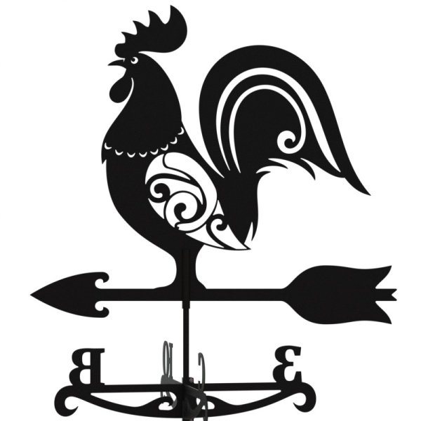 Флюгер на крышу "петух"