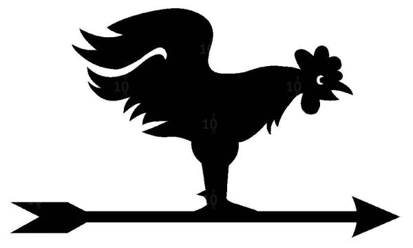 Силуэт флюгера