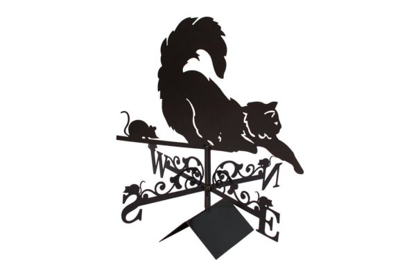 Флюгер на белом фоне