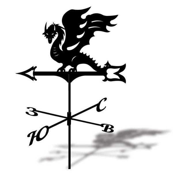 Флюгер Борге дракон