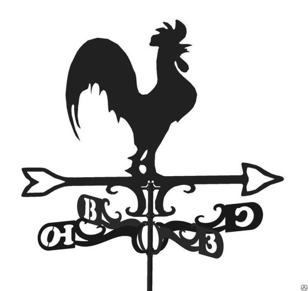 Флюгер "Филин", 50х50см