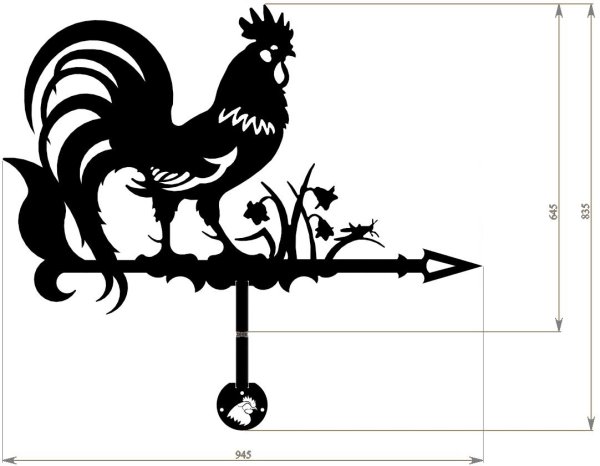 Флюгер громоотвод