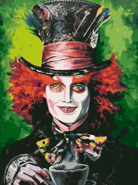 Безумный Шляпник Джонни Депп арт