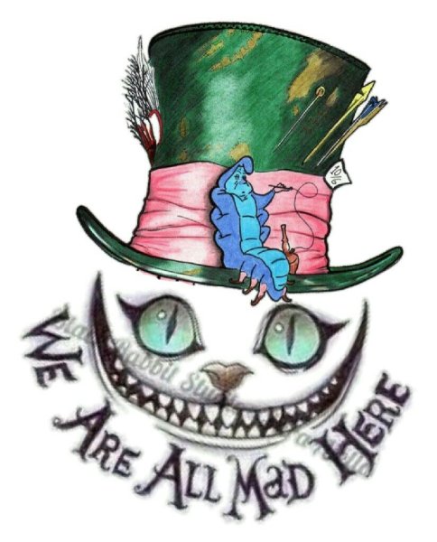 Алиса в стране чудес тим Бертон Шляпник