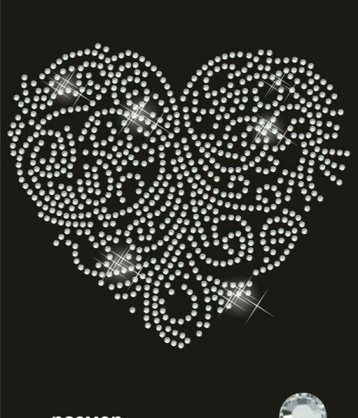 Трафареты для страз точками