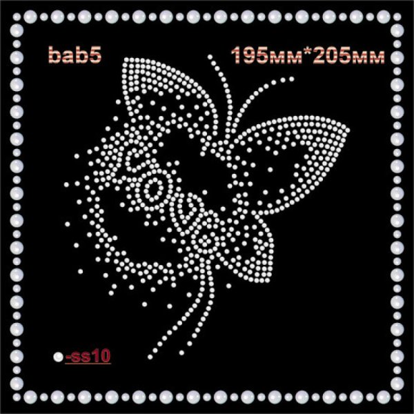 Бабочка из страз