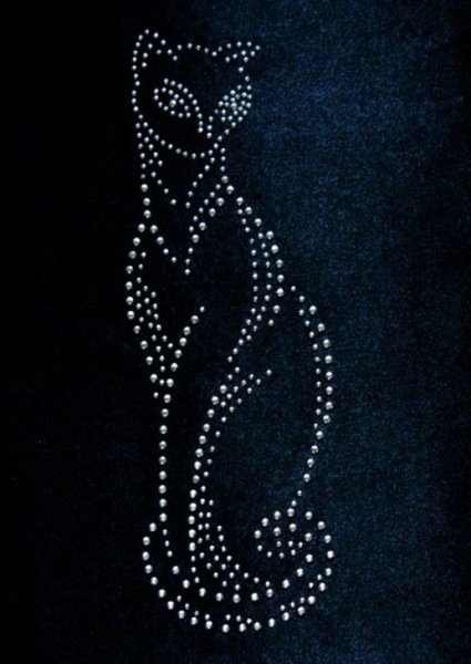 Трафарет из страз