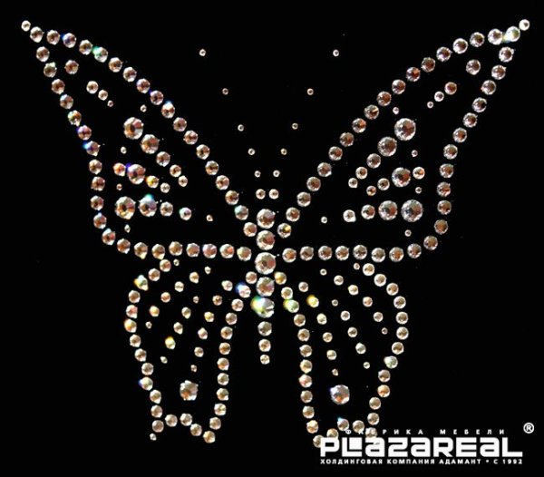 Бабочка из страз