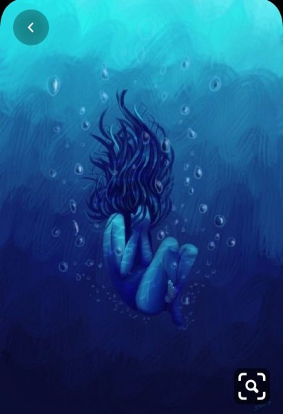 Тонущий человек арт