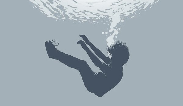 Тонущий человек