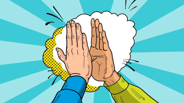 Приветствие ладошками