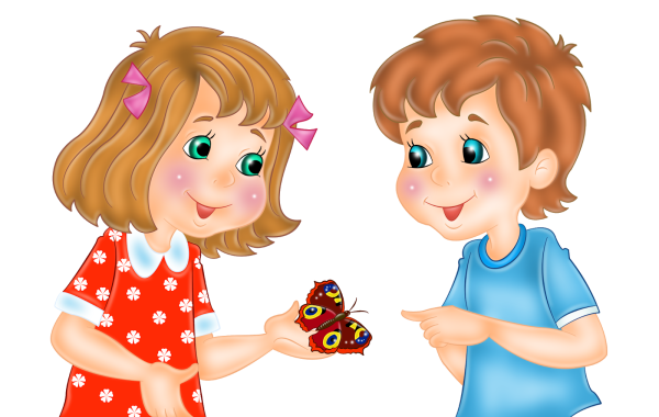 Изображение мальчика и девочки