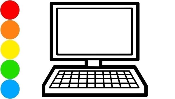 Раскраска компьютер