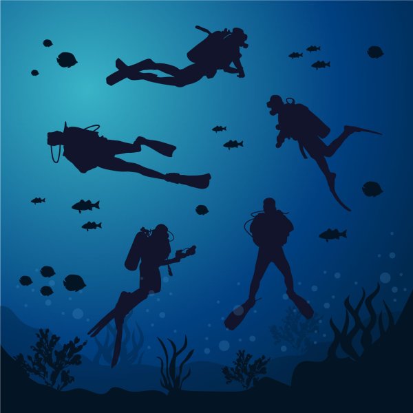 Scuba Diving вектор