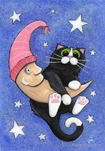 Коты рисунки