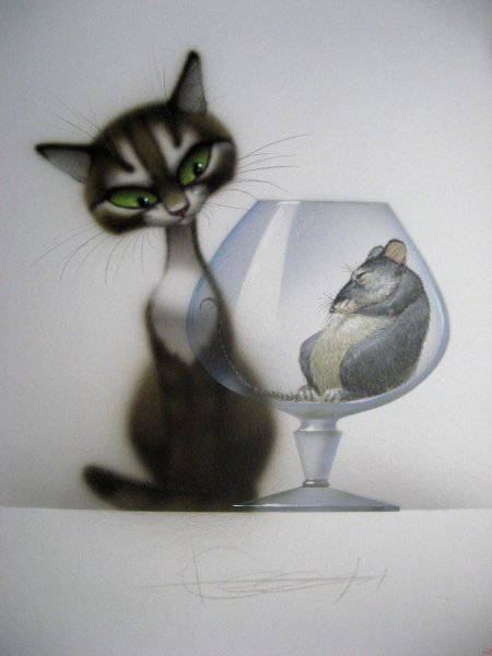 Владимир Стахеев художник коты