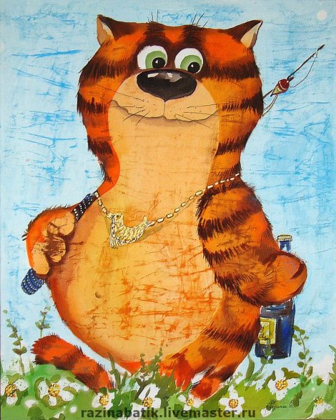 Коты художницы Елена Разина