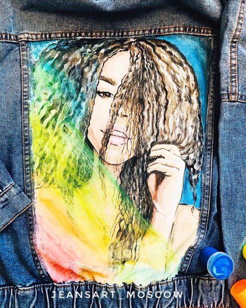 Джинсовки с портретом