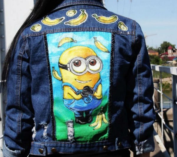 Рисунки на джинсовых куртках