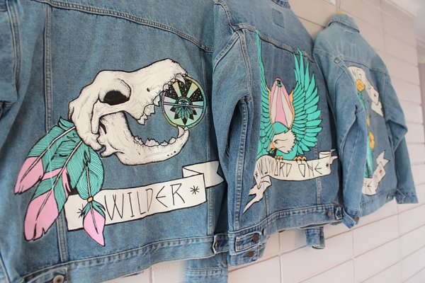 Кастом одежды джинсовки