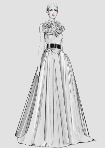 Коллекция одежды эскизы