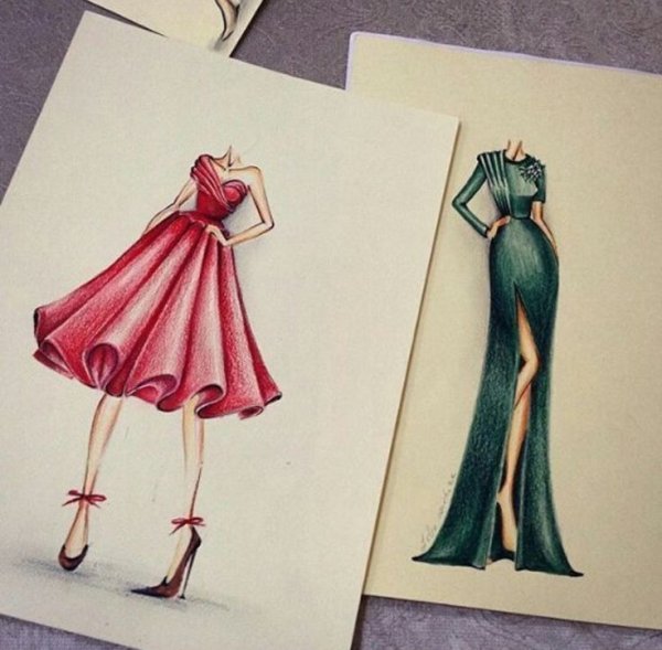 Дизайнерские эскизы