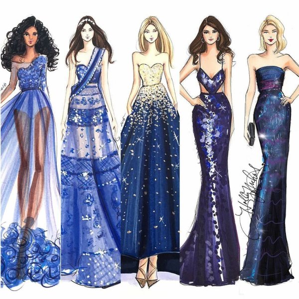 Эскизы одежды