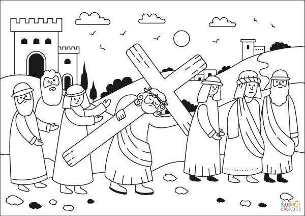 Библейский сюжет карандашом